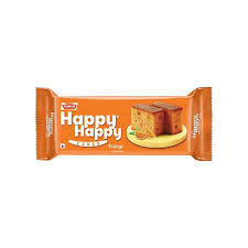 PARLE HAPPY HAPPY CAKE ORANGE  MRP 10